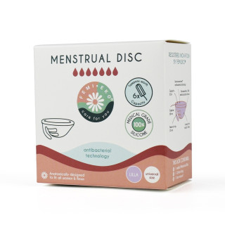 Kubeczek Menstruacyjny Uniwersalny Antybakteryjny Fioletowy Wegański 5