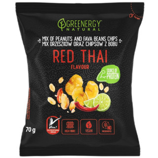 Mieszanka Proteinowa Orzeszków z Bobem Red Thai Wegańska 70 g - Greene