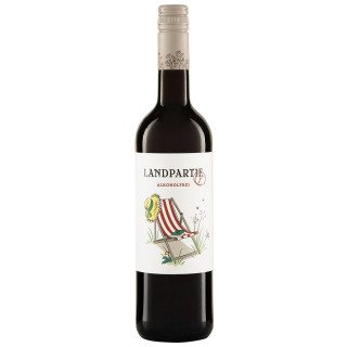 Wino Bezalkoholowe Czerwone Słodkie BIO Cuvée 750 ml - Landpartie - Ek
