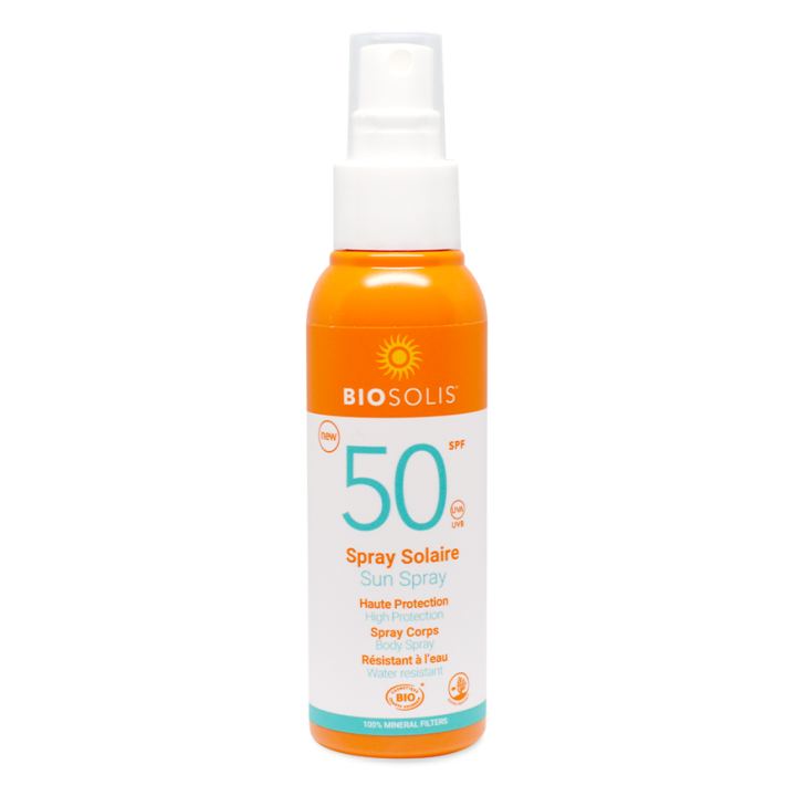 Mleczko Przeciwsłoneczne SPF 50+ w Sprayu Ekologiczne Wegańskie 100 ml