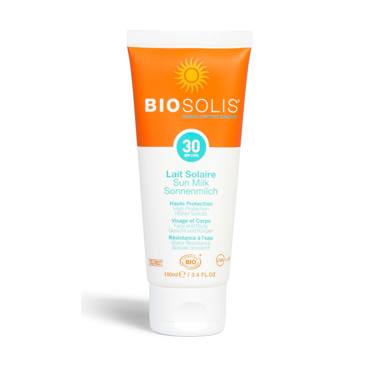 Mleczko Przeciwsłoneczne SPF 30 Naturalne Wegańskie BIO 100 ml - Bioso