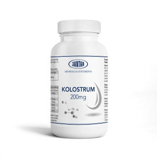 Colostrum Wołowe 200 mg Suplement Diety 60 Kapsułek - Jantar - Ekochat