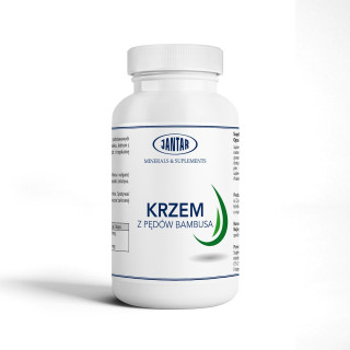 Krzem Organiczny z Pędów Bambusa 350 mg 90 Kapsułek - Jantar - Ekochat