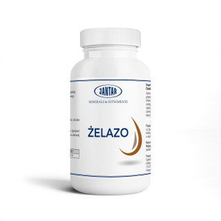 Żelazo 20 mg 60 kapsułek Suplement Diety - Jantar - Ekochatka