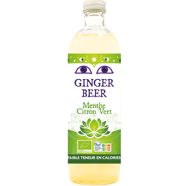 Piwo Imbirowe Mięta Limonka Bezalkoholowe Fair For Life BIO 750 ml - K
