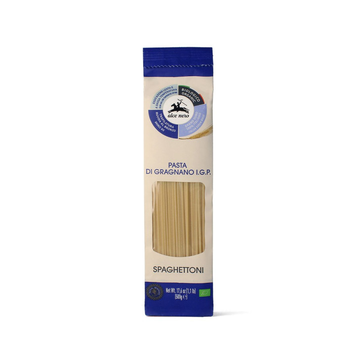 Makaron Spaghettoni Semolinowy BIO 500 g - Alce Nero - Ekochatka