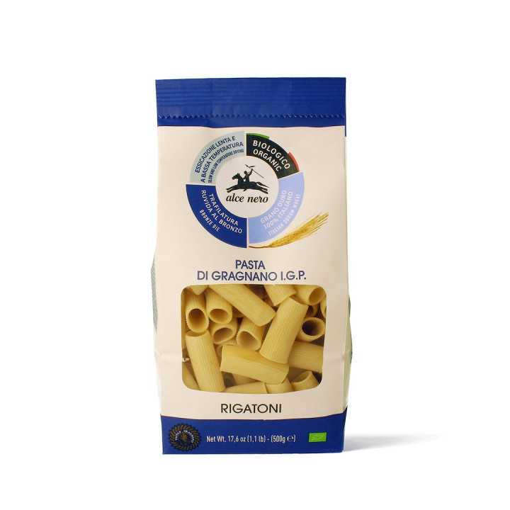 Makaron Rigatoni Semolinowy BIO 500 g - Alce Nero - Ekochatka
