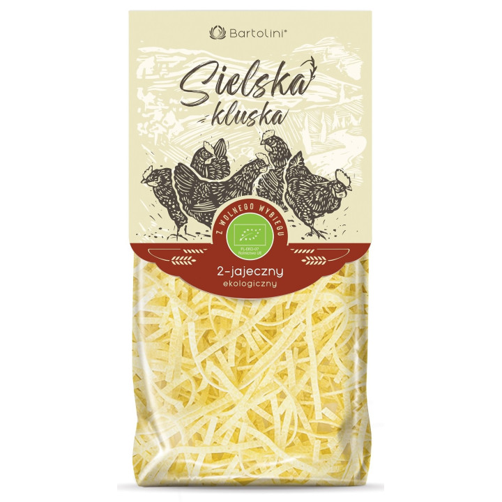 Makaron Krajanka Jajeczny Semolinowy BIO 250 g - Bartolini - Ekochatka