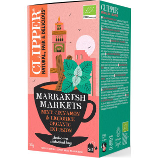 Herbatka z Miętą Cynamonem i Lukrecją BIO 35 g 20 saszetek - Clipper -