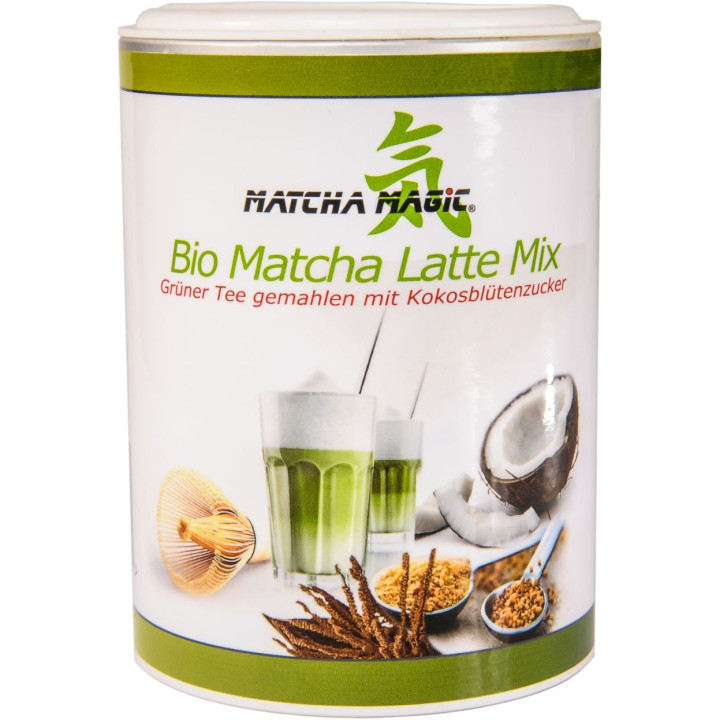 Matcha Latte Bezglutenowa BIO 200 g - Matcha Magic - Ekochatka