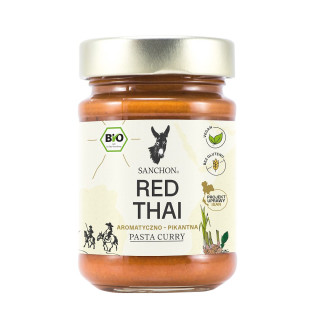 Pasta Curry Red Thai Bezglutenowa BIO 190 g - Sanchon - Ekochatka