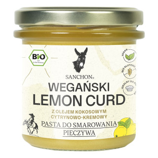 Krem Cytrynowy Lemon Curd Bezglutenowy BIO 160 g - Sanchon - Ekochatka