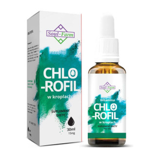 Chlorofil w Kroplach Wegański 30 ml - Soul Farm - Ekochatka
