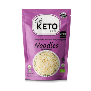 Makaron Konjac Gotowy na Woka Bezglutenowy BIO 200 g - Keto Chef - Eko