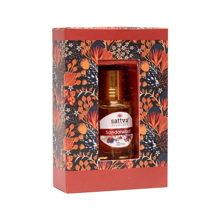 Perfumy w Olejku Drzewo Sandałowe (roll-on) 10 | SATTVA - Ekochatka