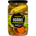 Ogórki Konserwowe Kartuskie BIO 670 g (360 g) - Runoland