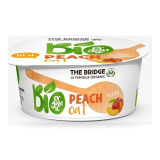 Deser Owsiany Brzoskwiniowy Wegański BIO 125 g - The Bridge
