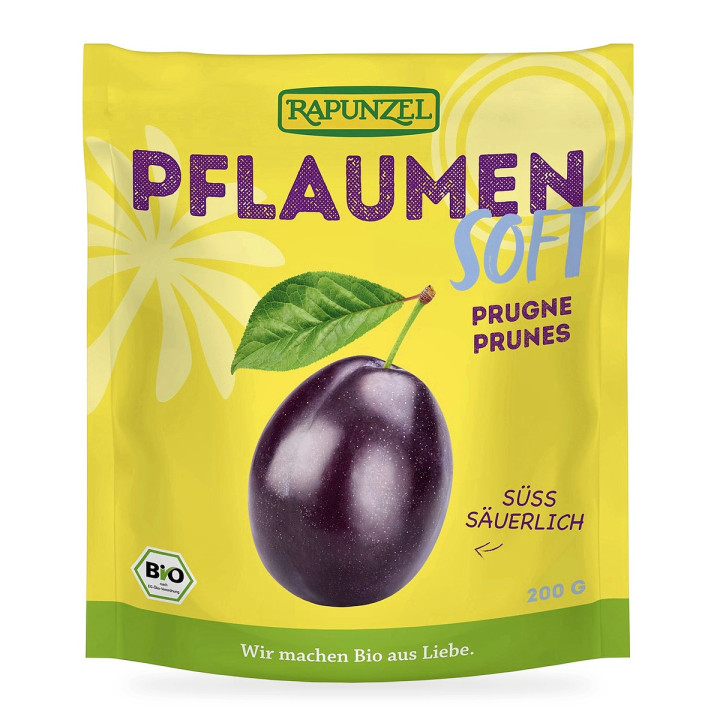 Śliwki Suszone Soft Bez Pestek BIO 200 g - Rapunzel - Ekochatka