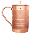 Dzbanek Miedziany Stripe 1,25 l - Sattva (ayurveda)
