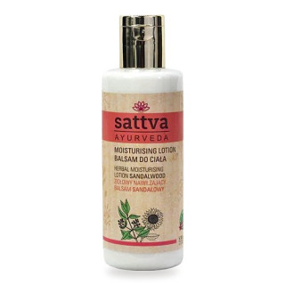 Balsam do Ciała Nawilżający Drzewo Sandałowe Wegański 210 ml - Sattva