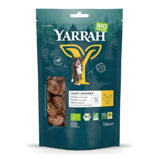 Przysmak dla Psa Kąski z Kurczakiem i Spiruliną BIO 150 g - Yarrah
