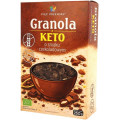 Granola o Smaku Czekoladowym bez Dodatku Cukrów Bezglutenowa Keto BIO 250 g - Pięć Przemian