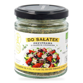 Przyprawa do Sałatek z Czarnym Czosnkiem Bezglutenowa BIO 35 g - Pięć Przemian