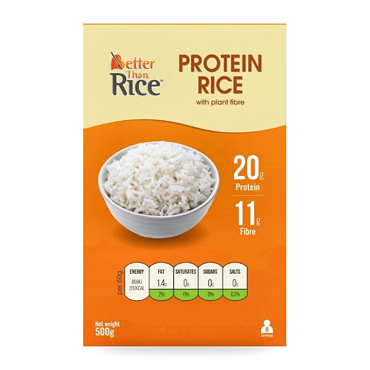 Zamiennik Ryżu Proteinowy Wegański Bez Cukru 500 g - Better Than Rice