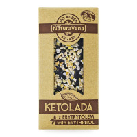 Czekolada Gorzka 60% z Migdałami Ketolada Wegańska Bez Cukru 100 g - Naturavena
