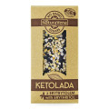 Czekolada Gorzka 60% z Migdałami Ketolada Wegańska Bez Cukru 100 g - Naturavena