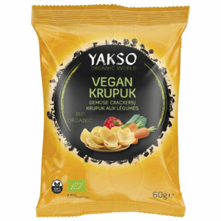 Prażynki Warzywne (vegan Krupuk) BIO 60 g - Yakso | YAKSO - Ekochatka