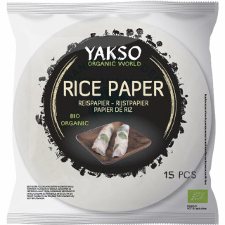 Papier Ryżowy Bezglutenowy (15 szt.) BIO 150 g - | YAKSO - Ekochatka