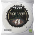 Papier Ryżowy Bezglutenowy (15 szt.) BIO 150 g - Yakso