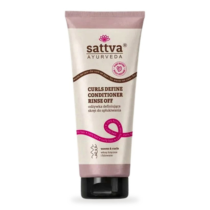 Odżywka Definiująca Skręt do Spłukiwania Wegańska 200 ml - Sattva