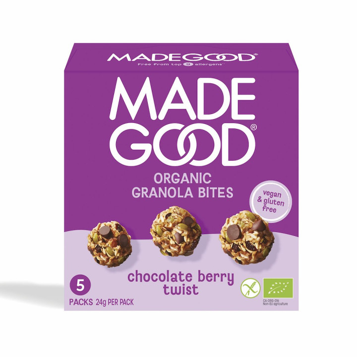 Granola Bites z Czekoladą Berry Twist | MADEGOOD - Ekochatka
