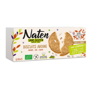 Ciastka Owsiane Bezglutenowe BIO 130 g - Naten | NATEN - Ekochatka