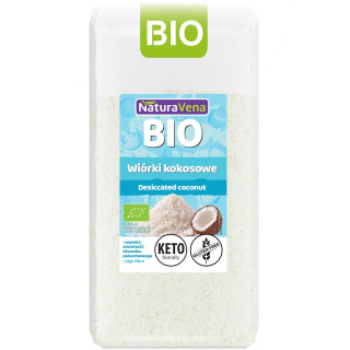 Wiórki Kokosowe Bezglutenowe BIO 200 g - | NATURAVENA - Ekochatka