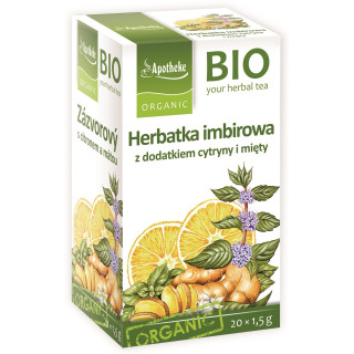 Herbatka Imbirowa z | APOTHEKE (HERBATKI DLA DZIECI, DOROSŁYCH, BŁONNIK - Ekochatka
