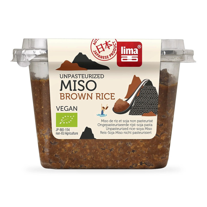 Pasta Miso z Soi i Ryżu Brązowego BIO 300 g - Lima - Ekochatka