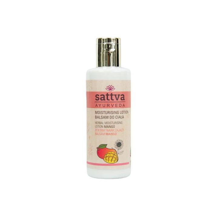 Balsam do Ciała Nawilżający Mango 210 ml - | SATTVA - Ekochatka