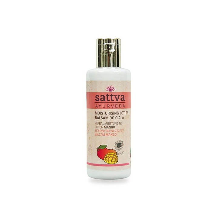 Balsam do Ciała Nawilżający Mango 210 ml - Sattva - Ekochatka