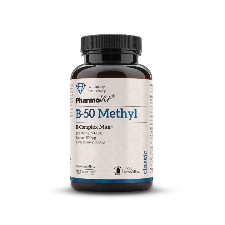 Witamina B-50 Methyl B-complex Max+ | PHARMOVIT - Ekochatka