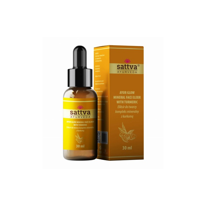 Serum Eliksir do Twarzy Kompleks Mineralny z | SATTVA - Ekochatka