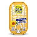 Sardynki Portugalskie w Oleju Słonecznikowym 120 g - Bom Petisco