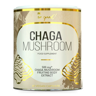 Chaga Ekstrakt 500 mg Wegański 60 Kapsułek - So Good! - Ekochatka