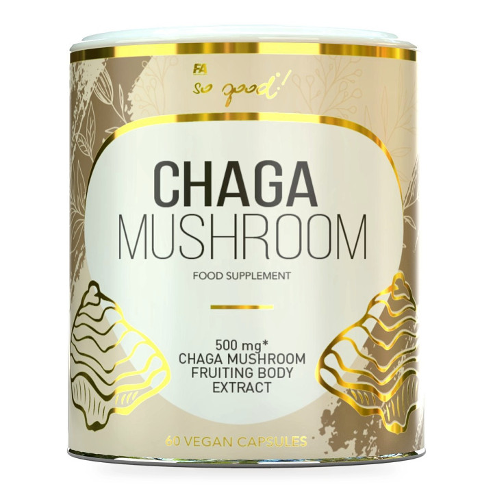 Chaga Ekstrakt 500 mg Wegański 60 Kapsułek - So Good! - Ekochatka