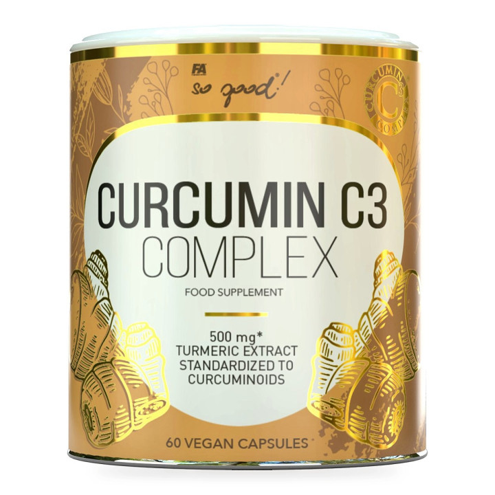 Kurkuma Ekstrakt C3 Complex Wegańska 500 mg 60 Kapsułek - So Good!