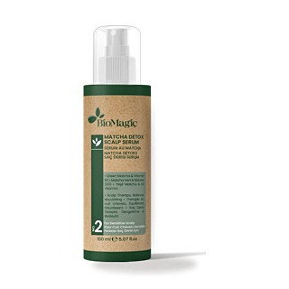Serum do Wrażliwej Skóry Głowy Detox z Matchą Wegańskie 150 ml - Biomagic