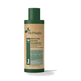 Szampon do Wrażliwej Skóry Głowy Detox z Matchą Wegański 400 ml - Biomagic