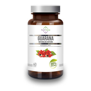 Guarana Ekstrakt (440 mg) 60 kapsułek - Soul | SOUL FARM - Ekochatka